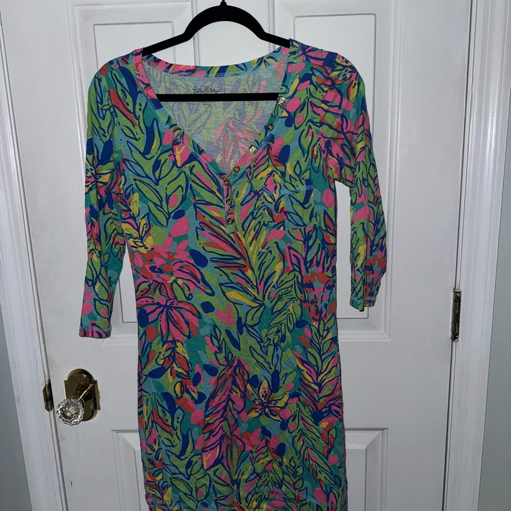 Lilly Pulitzer Tropical Print Dress